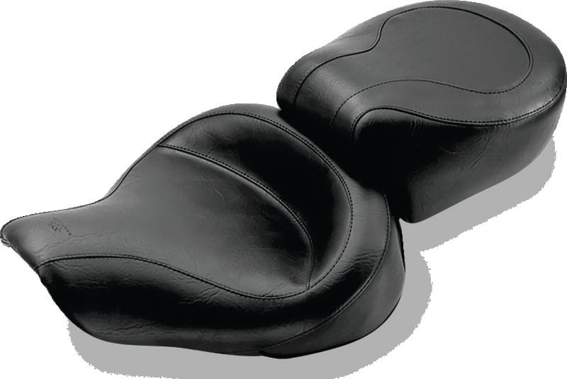 Mustang Motorcycle — Mustang 91-05 Harley Dyna Wide Touring 1PC Seat - Black