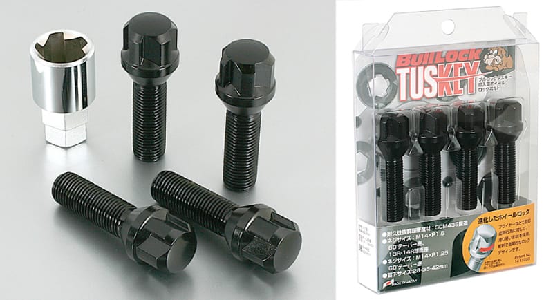 Project Kics — Project Kics Bull Lock Tuskey Bolt 14X1.25 60 Deg/42mm Black