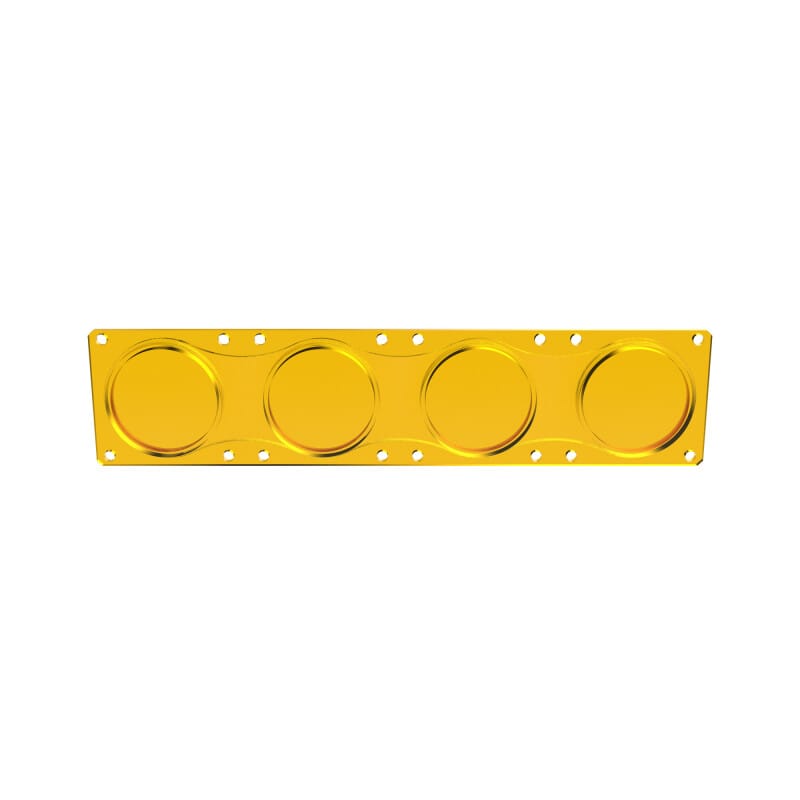 KC HiLiTES — KC HiLiTES FLEX ERA LED Performance Yellow Spot Beam Lens for Light Bars