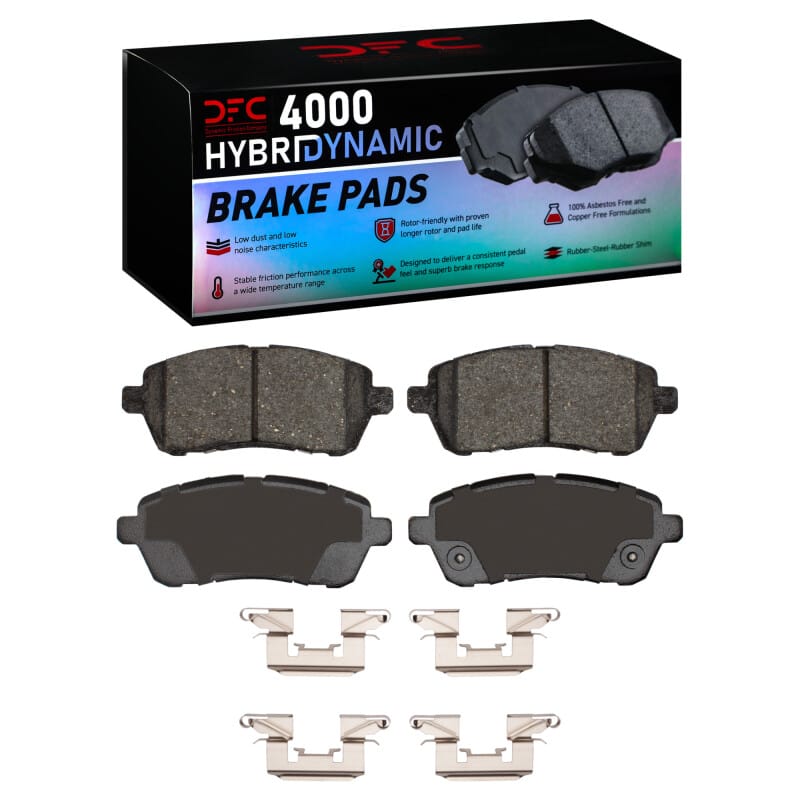 DFC — DFC 11-19 Ford Fiesta (USA/Canada) Front 4000 HybriDynamic Brake Pads and Hardware Kit
DFC Brake Pad Set