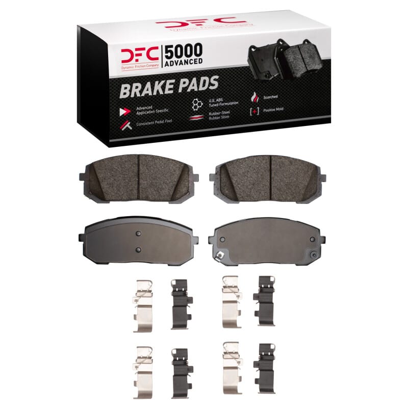 DFC — DFC 20-25 Hyundai Sonata Front 5000 Advanced Ceramic Brake Pads and Hardware Kit