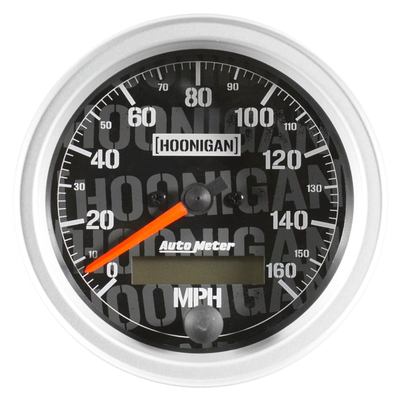 AutoMeter — Autometer Hoonigan 87mm 160 MPH Full Electronic Program w/ LCD ODO Speedometer Gauge
3-3/8" SPEEDO, 160 M