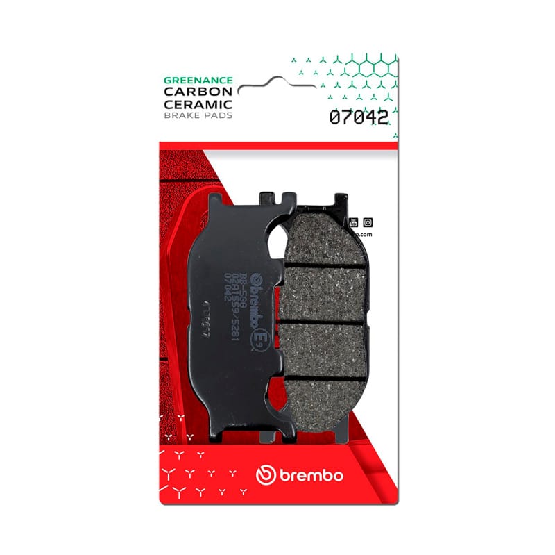 Brembo OE Powersports — Brembo OE Italjet Jupiter/Mbk Skyliner/Yamaha Tmax/Yamaha Yp Carbon Ceramic Brake Pad - Front