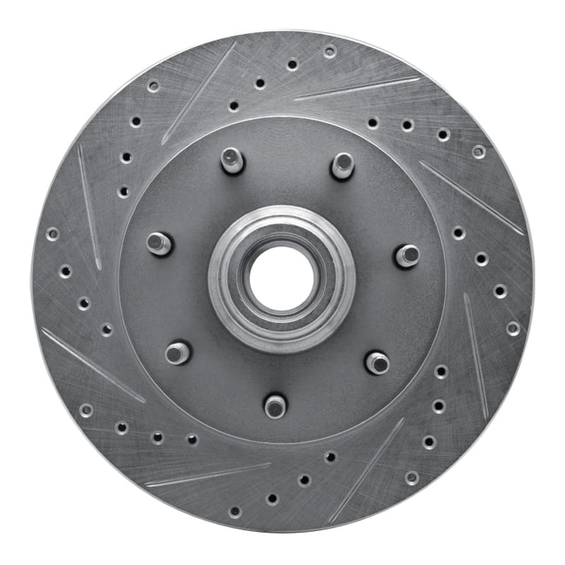 R1 Concepts — R1 97-04 Ford F-250 2WD (Excl Super Duty) Front Left Drilled & Slotted Silver Brake Rotor
R1 Brake Rotor Drill