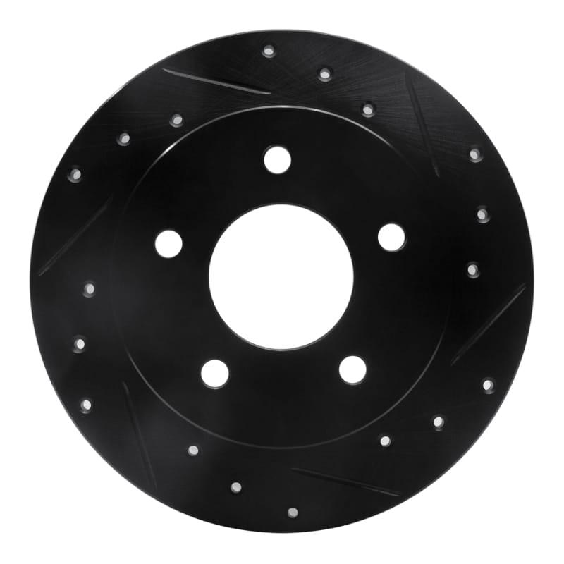 R1 Concepts — R1 84-88 Pontiac 6000 Rear Right Drilled & Slotted Black Brake Rotor
R1 Brake Rotor Drill