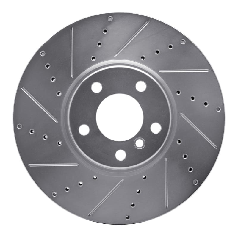R1 Concepts — R1 10-18 BMW 650I Convertible Right Front Drilled & Slotted Silver Brake Rotor
R1 Brake Rotor Drill