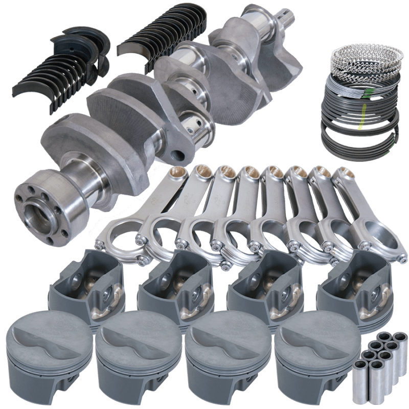 Eagle — Eagle Chevy LT1 350 1Pc 3.480in Crank 5.700in H-Beam -5cc Flat Top 4.060in Pistons Rotating Assembly
Competition Assembly