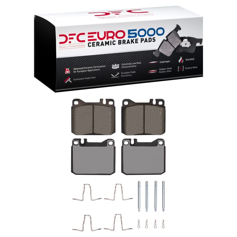 DFC — DFC 79-85 Mercedes-Benz 240D Front Euro 5000 Ceramic Brake Pads and Hardware Kit
DFC EURO Pads + HW