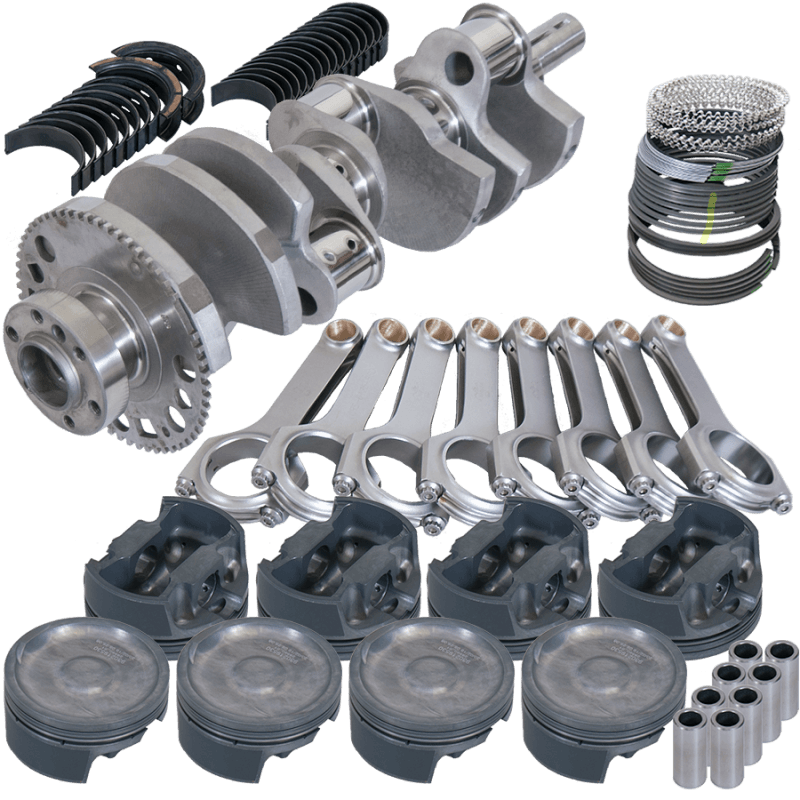 Eagle — Eagle Chevy LS3 4.000in Crank 58 Tth Reluctor 6.125in H-Beam -25cc 4.070in Pistons Rotating Assembly