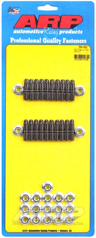 ARP — ARP SB Chevy oil pan stud kit
