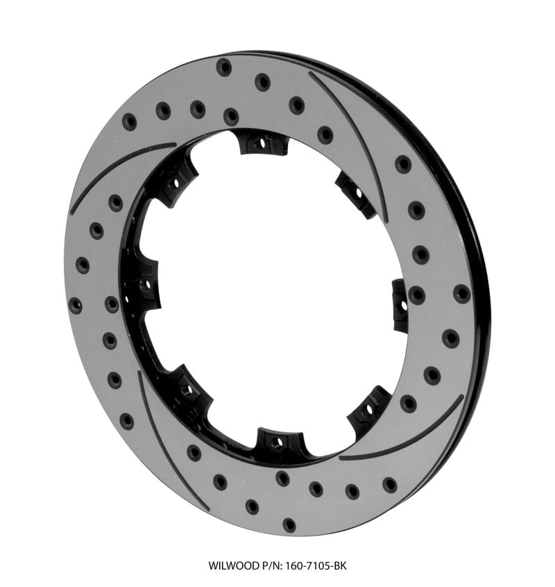 Wilwood — Wilwood Rotor-UL32 Iron RH-SRP BLK Drl 12.19 x .810 - 8 on 7.62in
BRAKE ROTOR