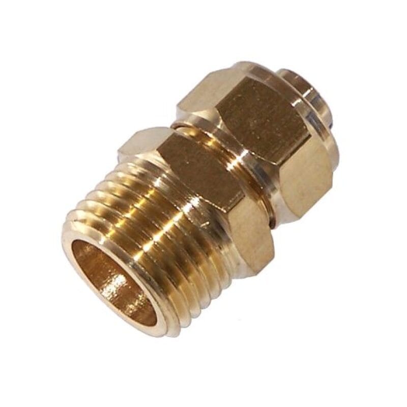 Kleinn Air Horns — Kleinn 1/2In OD Tubing 1/2In M NPT Straight Compression Fitting