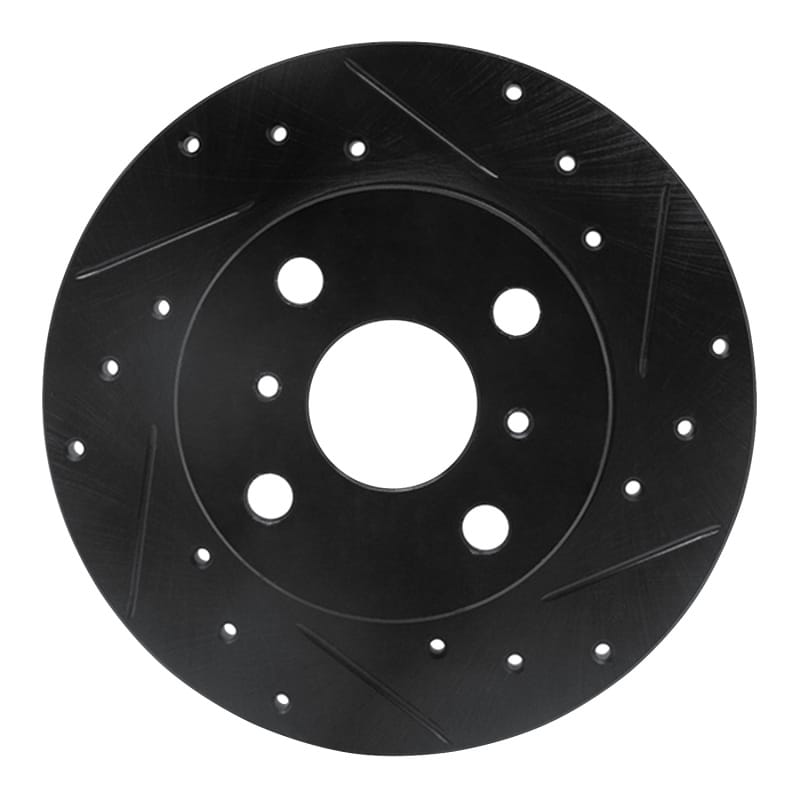 R1 Concepts — R1 84-88 Chevrolet Nova Front Right Drilled & Slotted Black Brake Rotor
R1 Brake Rotor Drill