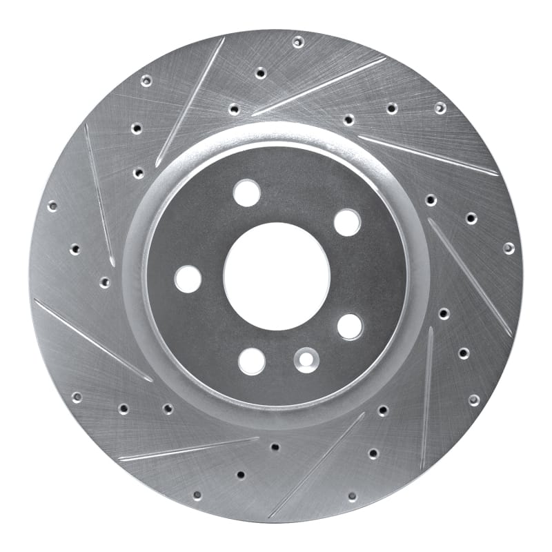 R1 Concepts — R1 12-21 Tesla Model S Front Left Drilled & Slotted Silver Brake Rotor
R1 Brake Rotor Drill