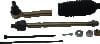 QuadBoss — QuadBoss 16-21 Honda SXS1000 Pioneer 1000 Steering Rack Tie Rod Assembly Kit - Left Inner & Outer