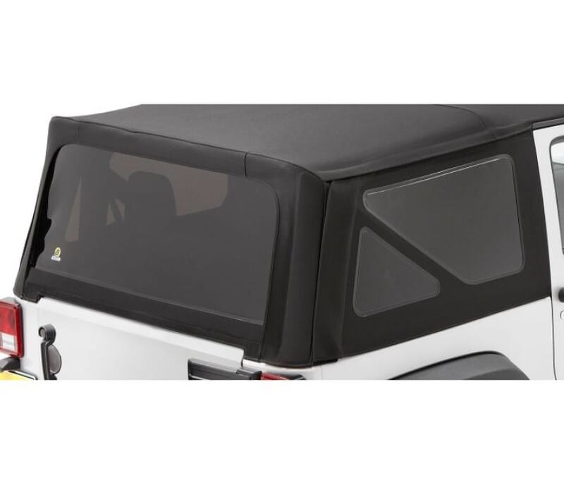 Bestop — Bestop 07-09 Jeep Wrangler JK 2-Door Window Set (Premium Black Twill)
Window Set