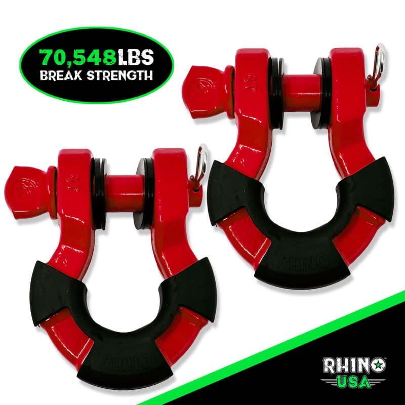 Rhino USA — Rhino USA 8T Super Shackle 2-Pack (Red)
Tow Hook