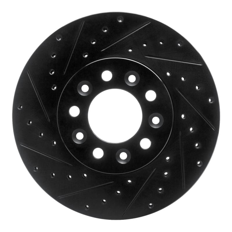 R1 Concepts — R1 99-03 Ford Windstar Front Left Drilled & Slotted Black Brake Rotor
R1 Brake Rotor Drill