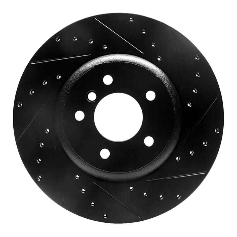 R1 Concepts — R1 04-10 BMW 650I Convertible Rear Right Drilled & Slotted Black Brake Rotor
R1 Brake Rotor Drill