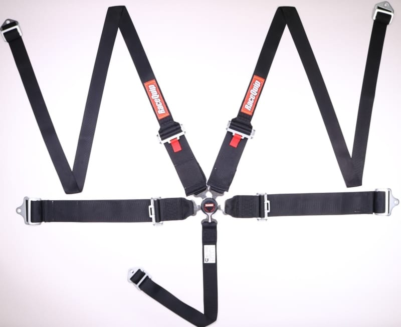 Racequip — RaceQuip Black SFI CAMLOCK 5pt PD Lap HNR Seat Belt