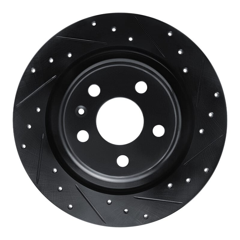 R1 Concepts — R1 18-25 Volvo XC60 Rear Right Drilled & Slotted Black Brake Rotor
R1 Brake Rotor Drill