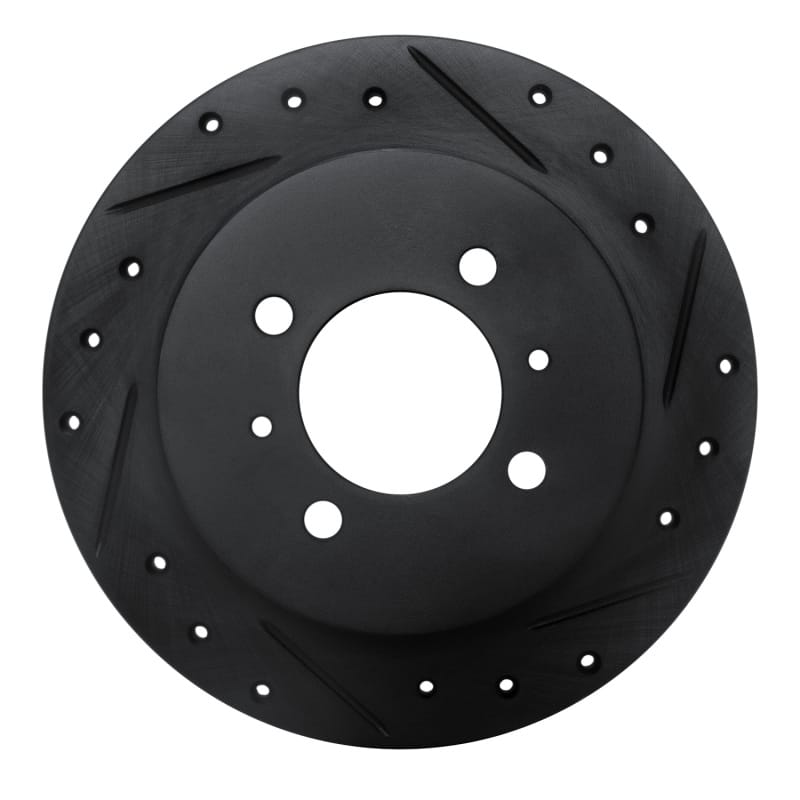 R1 Concepts — R1 91-94 Nissan Sentra Rear Right Drilled & Slotted Black Brake Rotor
R1 Brake Rotor Drill