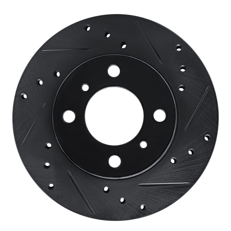 R1 Concepts — R1 92-00 Dodge COLT Front Right Drilled & Slotted Black Brake Rotor
R1 Brake Rotor Drill