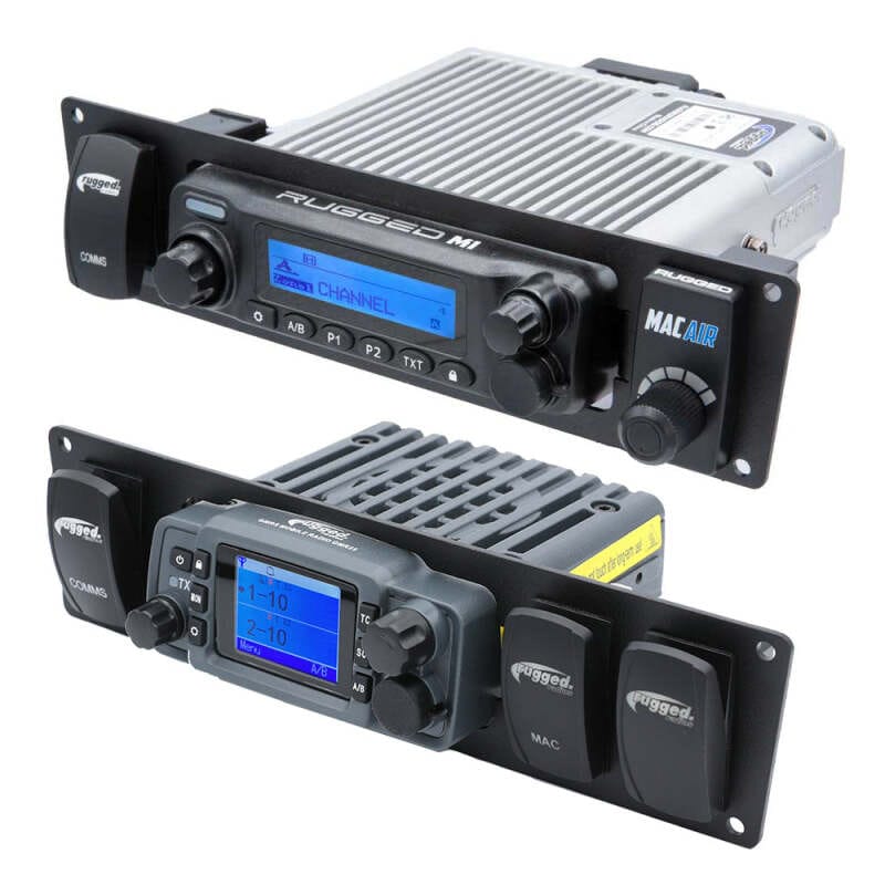 Rugged Radios — Rugged Radios Yamaha Wolverine RMAX Mount - Mobile Radio and Rocker Switches M1 / G1 / RM60 / GMR45