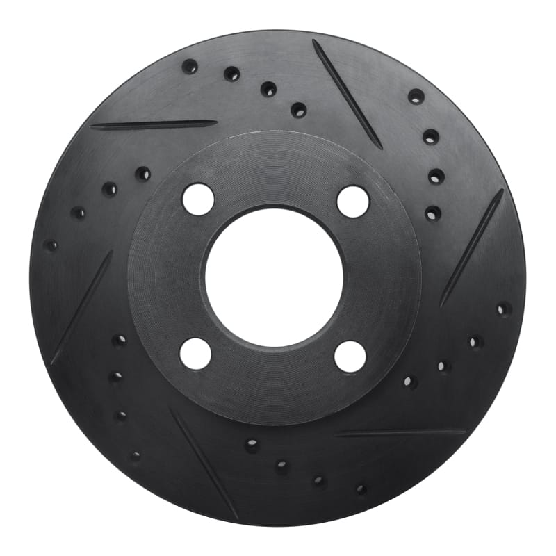 R1 Concepts — R1 78-92 Audi 80 Front Right Drilled & Slotted Black Brake Rotor
R1 Brake Rotor Drill