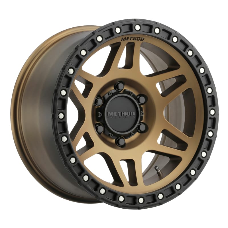 Method Wheels — Method MR312 17x8.5 0mm Offset 6x5.5 106.25mm CB Method Bronze/Black Street Loc Wheel