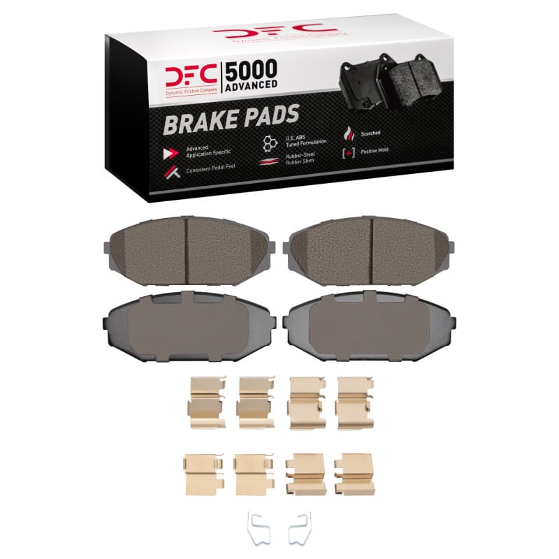 DFC — DFC 99-04 Acura MDX Front 5000 Advanced Ceramic Brake Pads and Hardware Kit
DFC Brake Pad Set
