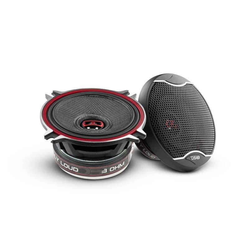 DS18 — DS18 4in 60 Watts RMS 3 ohm 2-Way Coaxial Speakers And Component System w/ Fiberglass Cone