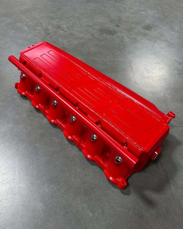 CSF — CSF Gen 2 B58 Race X Charge-Air-Cooler Manifold - Stoplight Red