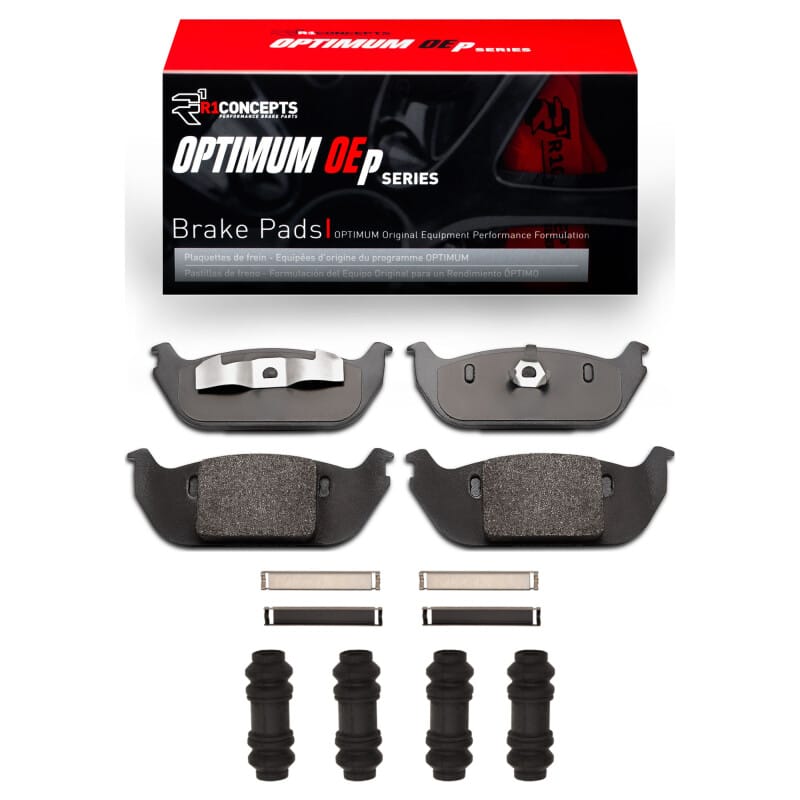 R1 Concepts — R1 03-05 Lincoln Aviator Rear Optimum OE Pads & Hardware Kit
R1 Optimum Oe Pads a