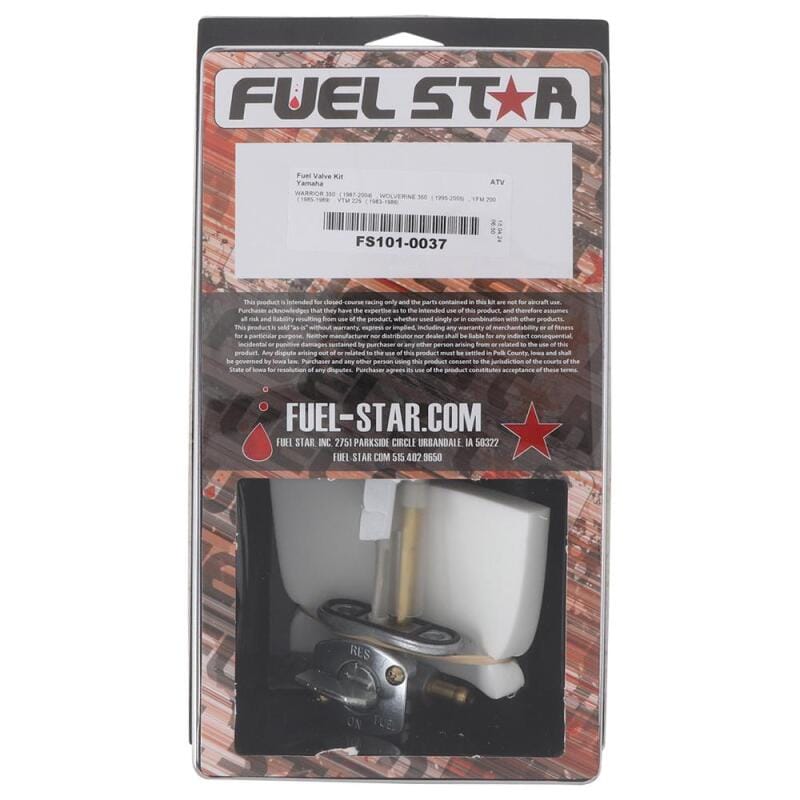 All Balls Racing — All Balls Racing 86-89 YFM 200 DX/1985 YFM 200 Moto-4/95-05 YFM 350 FX Wolverine 4x4 Fuel Valve Kit