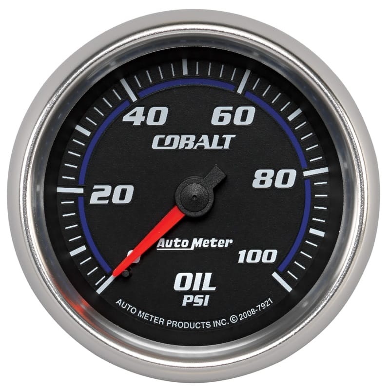 AutoMeter — Autometer Cobalt 66mm 0-100 PSI Oil Pressure Gauge
GA 2.6" OILP MECH CB