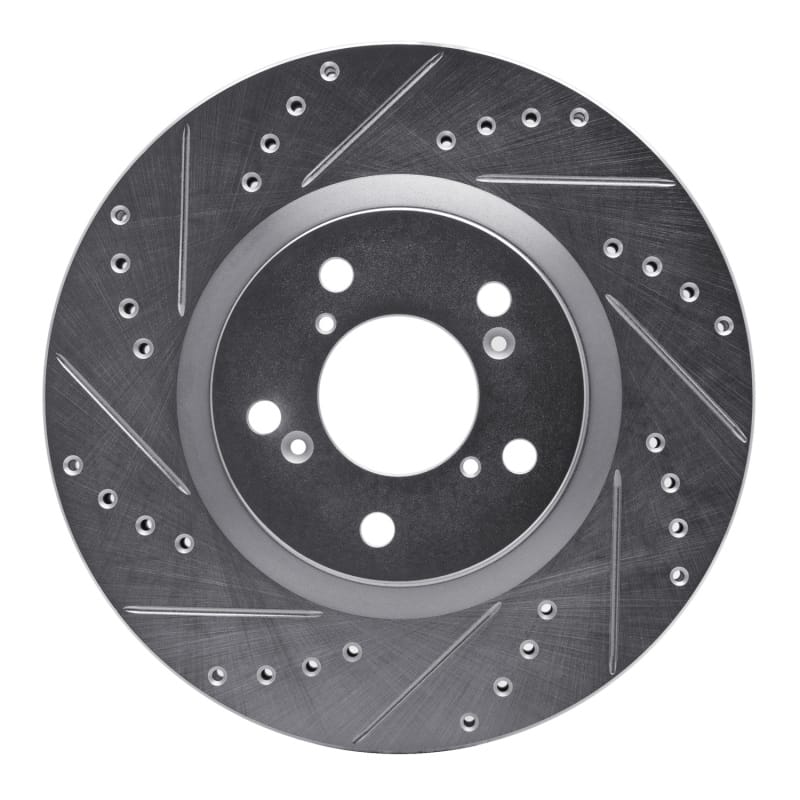 R1 Concepts — R1 09-14 Acura TL Front Left Drilled & Slotted Silver Brake Rotor
R1 Brake Rotor Drill