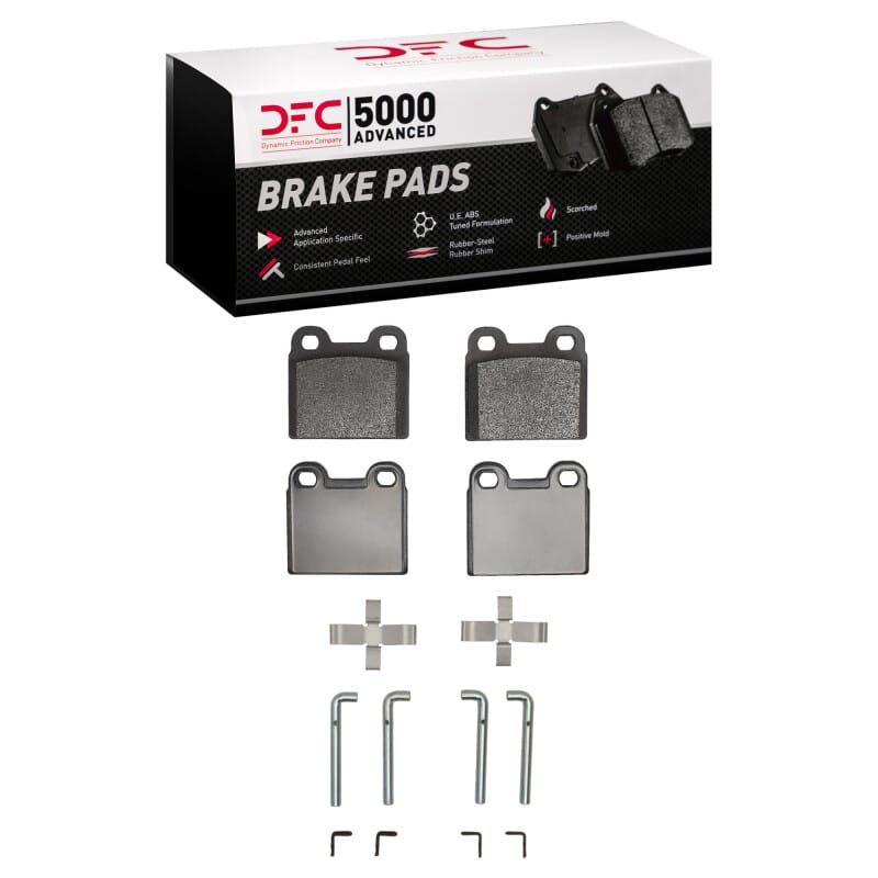 DFC — DFC 75-86 Alfa Romeo Alfeta Rear 5000 Advanced Low Metallic Brake Pads and Hardware Kit
DFC Brake Pad Set