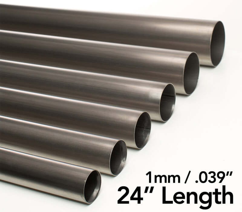 Ticon — Ticon Industries 1in Diameter 24in Length 1mm/.039in Titanium Tube