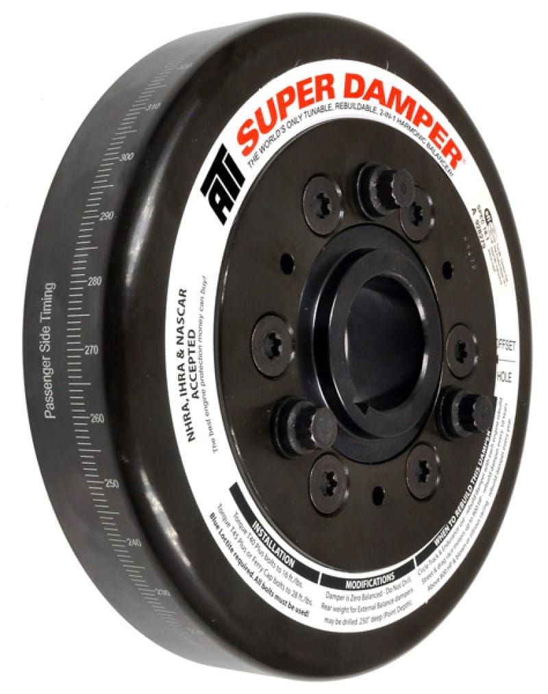 ATI — ATI Damper - 7.074in - Steel - Ford - 332-428 - Fe - Chevy Frt - 3 Ring