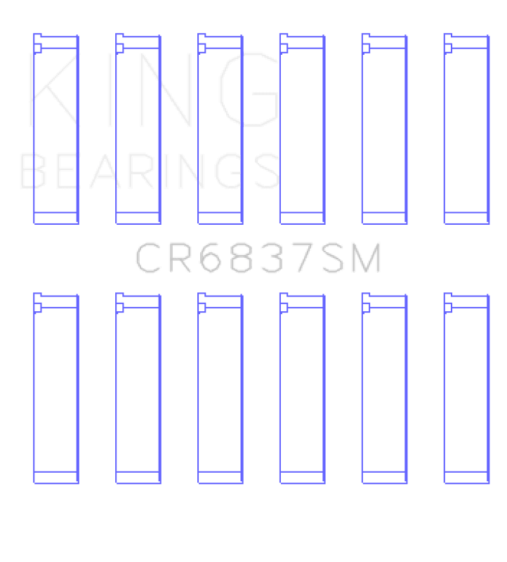 King Engine Bearings — King Engine Bearings Honda J30/J36 (Size +0.75mm) Connecting Rod Bearing Set
Engine Bearing