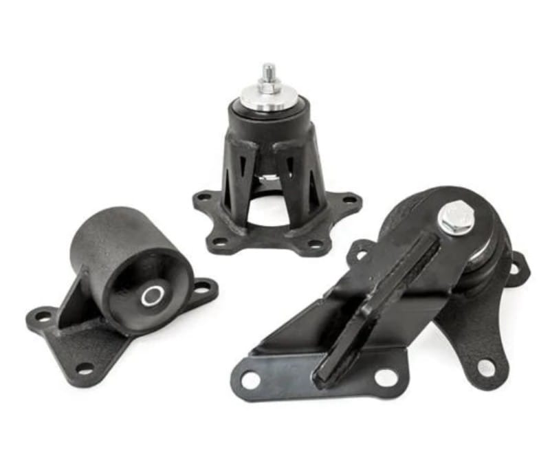 Innovative Mounts — Innovative 98-02 Accord H-Series Black Steel Mounts 85A Bushings (Auto Chassis Auto Trans)