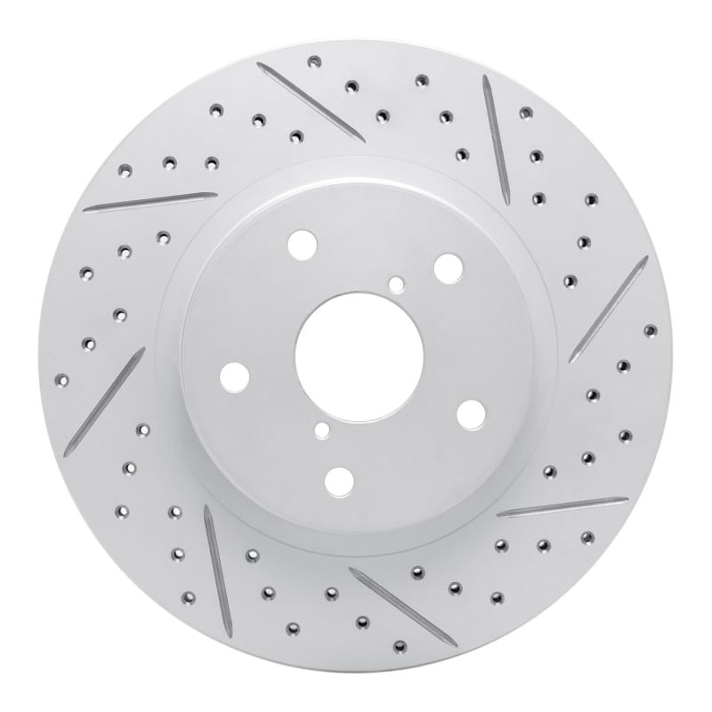 R1 Concepts — R1 19-24 Subaru Forester Front Right Drilled & Slotted Geo-Carbon Rotor