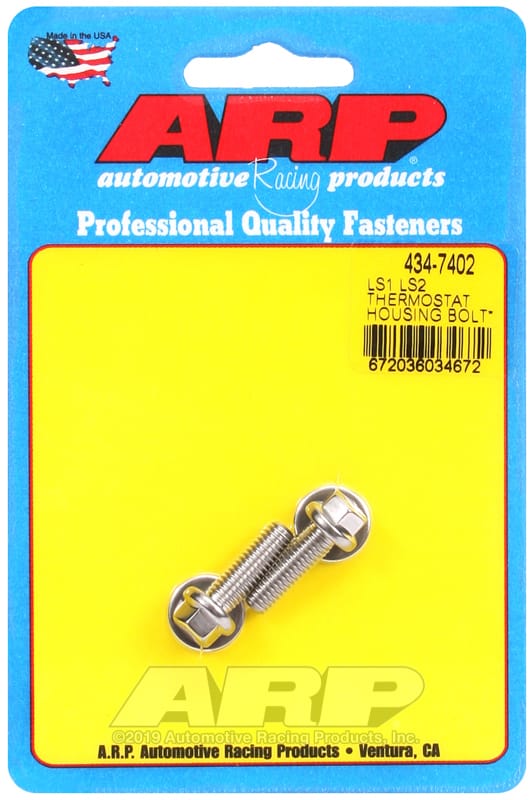 ARP — ARP LS1 LS2 SS 12pt Thermostat Housing Bolt Kit