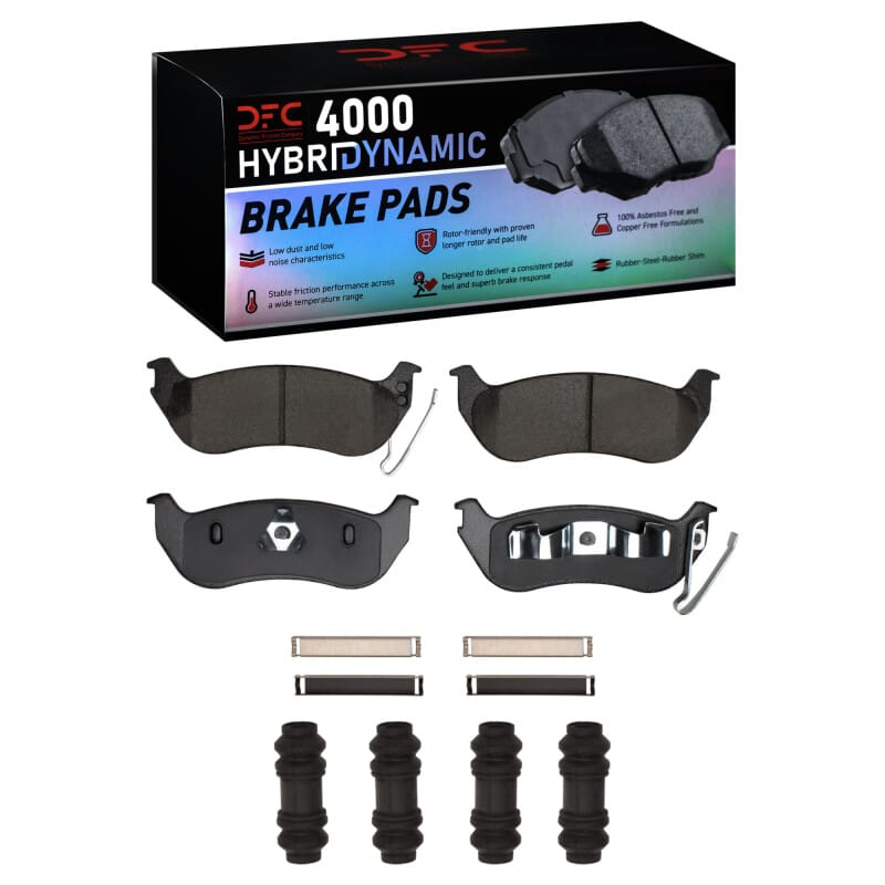 DFC — DFC 03-10 Ford Explorer Sport Trac Rear 4000 HybriDynamic Brake Pads and Hardware Kit
DFC Brake Pad Set