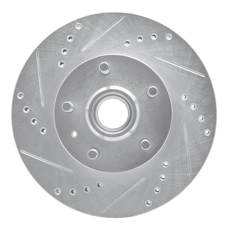 R1 Concepts — R1 82-87 Volvo 740 Front Left Drilled & Slotted Silver Brake Rotor
R1 Brake Rotor Drill