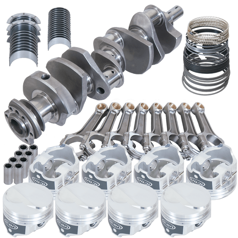 Eagle — Eagle Chevy 454 4.000in Crank 6.135in I-Beam Rods 18cc Dome 4.280in Pistons Rotating Assembly
Street & Strip Assy