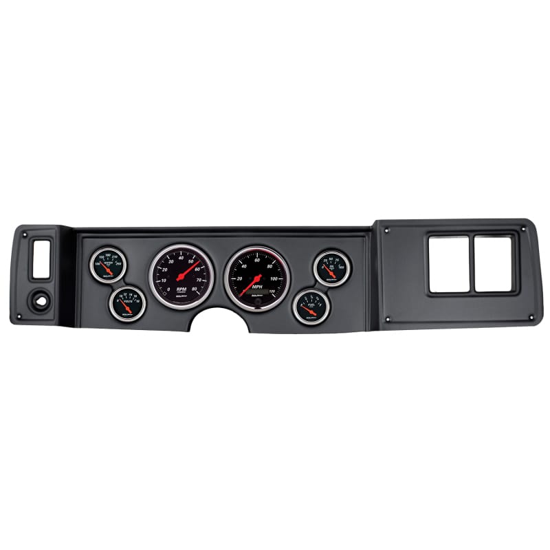 AutoMeter — Autometer Designer Black 79-81 Camaro Dash Kit 6pc Tach / MPH / Fuel / Oil / WTMP / Volt
GA SET CAM 79-81 DB