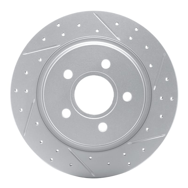 R1 Concepts — R1 04-13 Volvo C70 Rear Right Drilled & Slotted Geo-Carbon Rotor