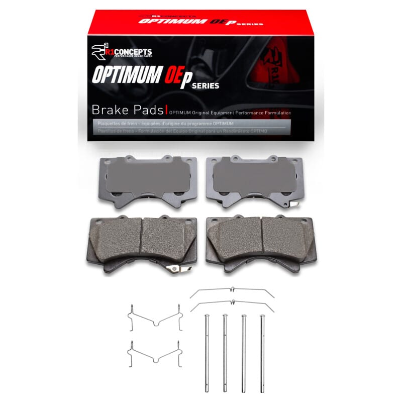 R1 Concepts — R1 2007-2022 Lexus LX570 Front R1 Optimum OE Pads & Hardware Kit
R1 Optimum Oe Pads a